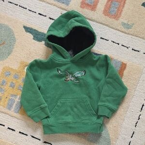 Team Apparel Green Kids Hoodie with Eagle Design